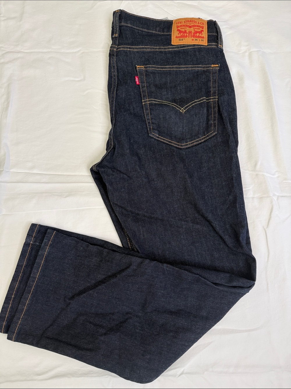 Levi's 514 Men’s Dark Indigo Straight Jeans